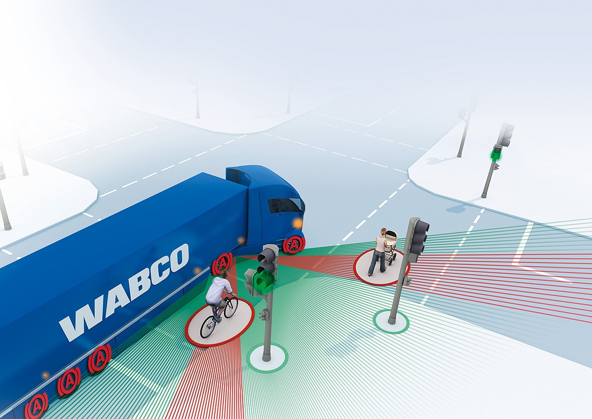 WABCO OnCity поможет защитить пешеходов, велосипедистов и других уязвимых участников движения в городском трафике